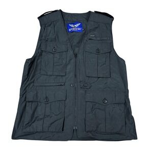 Tamrac Black Photography Utility Vest Made in USA Vintage EUC Mens Size L